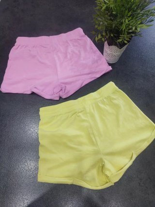 Set 2 Pantaloncini bambina tg 9/10 anni