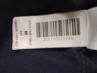 Polo-jersey abotonado manga larga Dan John azul