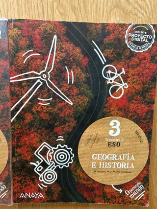 Libros anaya historia trimestre 1 y 3