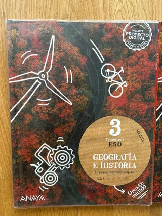 Libros anaya historia trimestre 1 y 3