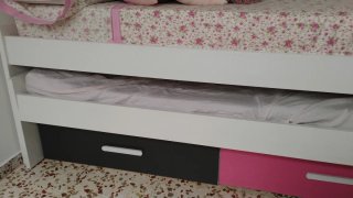 Cama nido escritorio y estanteria