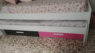 Cama nido escritorio y estanteria