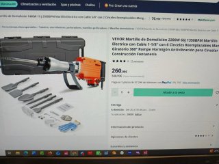 Martillo Demoledor VEVOR 66J
