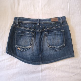 Minifalda vaquera Salsa con tachuelas - Talla 28