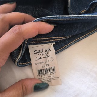 Minifalda vaquera Salsa con tachuelas - Talla 28