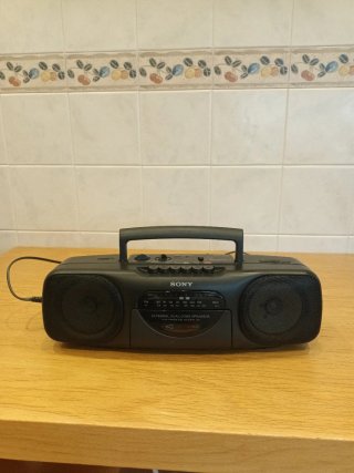 Radio Cassette Sony Negra