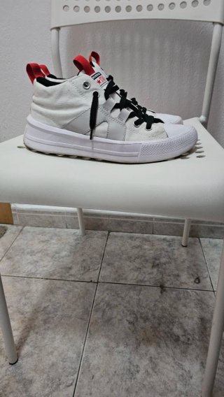 Converse All Star Blancas y Rojas