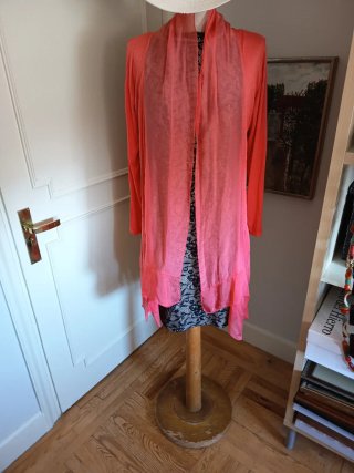 Chaqueta Pólita Talla Única rojo coral