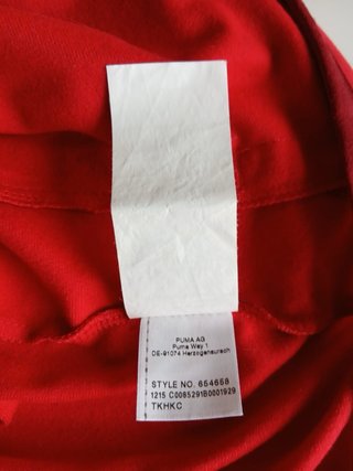puma tracktop size M red