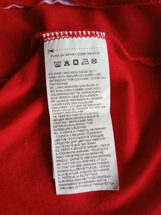 puma tracktop size M red