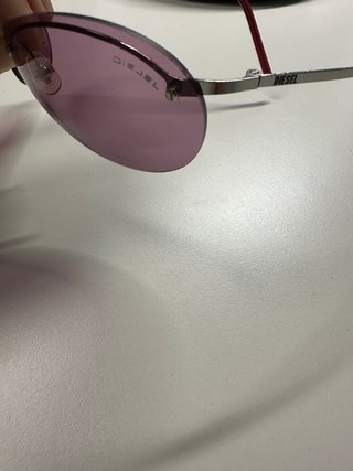 Gafas de sol Diesel ovaladas sin montura
