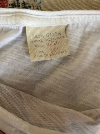 Lote 2 camisetas niña manga larga 140cm,Talla 9/10
