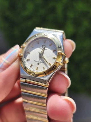 Omega Constellation 18k Oro y Plata