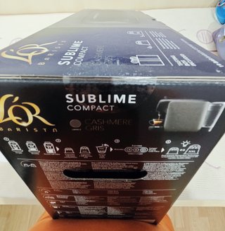 CAFETERA SUBLIME COMPACT CASHMERE GRIS LOR BARISTA
