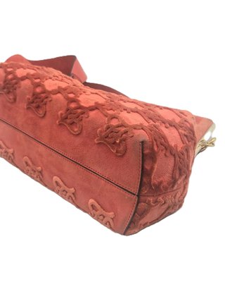 Bolso Fendi Camoscio Kaligraphy Rosa