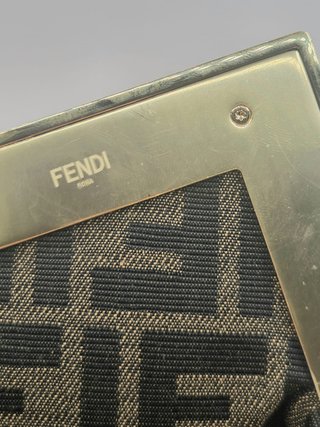 Bolso Fendi Camoscio Kaligraphy Rosa