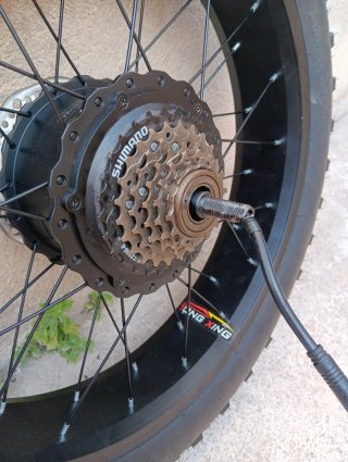 Rueda Trasera Fatbike 20x4 36V
