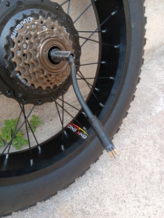 Rueda Trasera Fatbike 20x4 36V