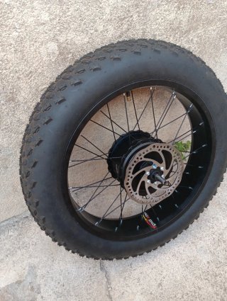 Rueda Trasera Fatbike 20x4 36V