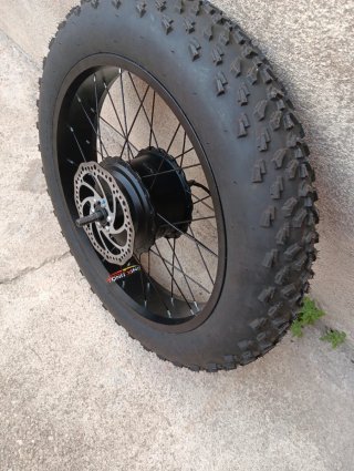 Rueda Trasera Fatbike 20x4 36V