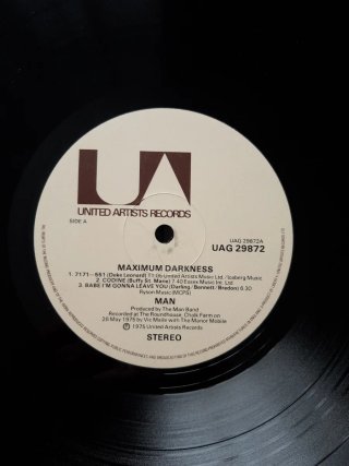 Vinilo MAN Maximum Darkness
