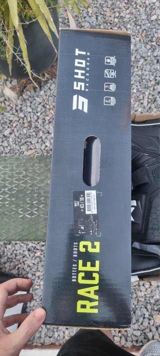 Botas Motocross Negras, usadas dos veces