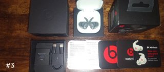 Beats Fit Pro Auriculares Inalámbricos Gris/Blanco