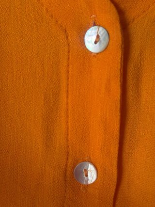 Vestido Naranja Lino