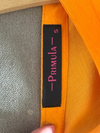Vestido Naranja Lino