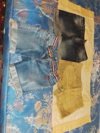 3 Pantalones Cortos Vaqueros