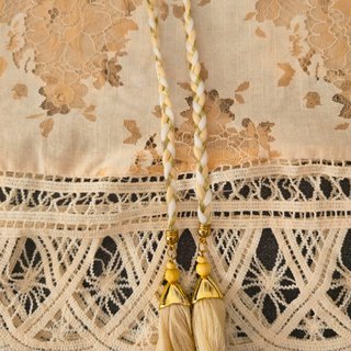 Top pizzo floreale beige taglia M L
