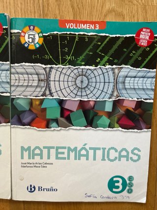Libros matematicas 3eso