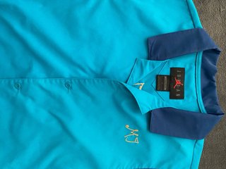 Camisa Jordan MJ Azul y Turquesa