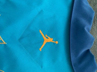 Camisa Jordan MJ Azul y Turquesa