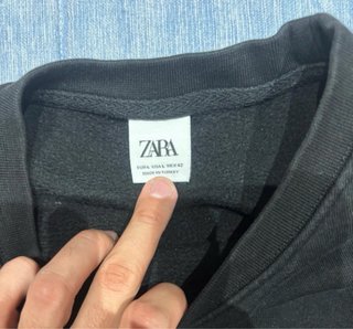 Sudadera Zara Negra