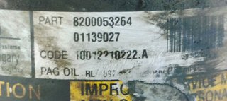 COMPRESOR AIRE ACONDICIONADO RENAULT MEGANE II CL