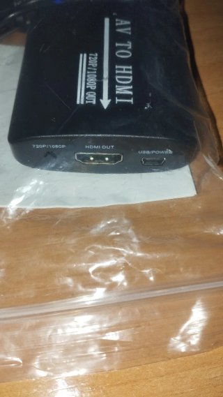 Adaptador RCA a HDMI retro ps2,wii...
