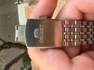 Reloj Orient Automático Negro y Plateado