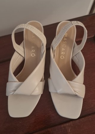Sandalias Mascaró Piel T.39 Poco Uso
