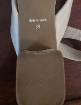 Sandalias Mascaró Piel T.39 Poco Uso