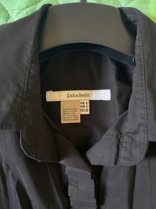Camisa Zara Negra Mujer Talla S