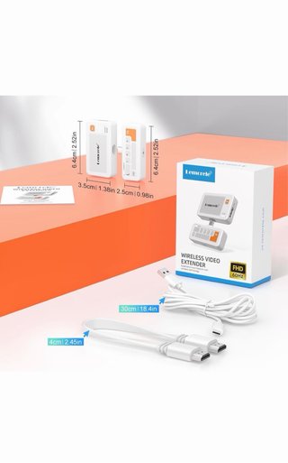 Transmisor Receptor HDMI Inalámbrico Lemorele USBC