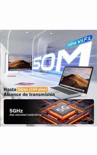 Transmisor Receptor HDMI Inalámbrico Lemorele USBC