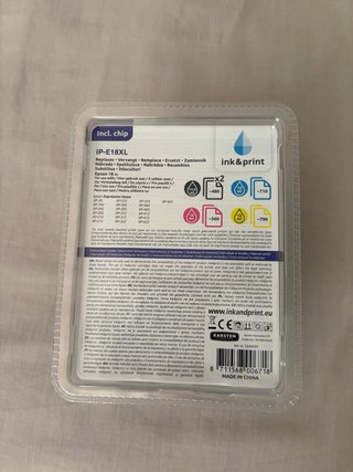 Pack 5 Cartuchos Epson 18XL Compatibles.10€/Unidad