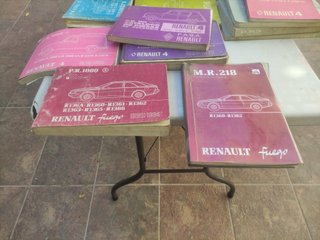 2 Manuales Taller Oficiales Renault Fuego