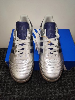 Adidas Samba Plata y Azul