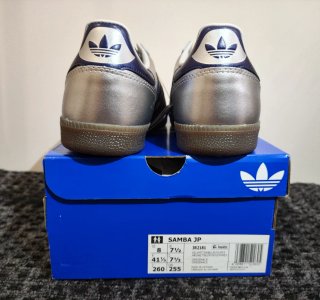 Adidas Samba Plata y Azul