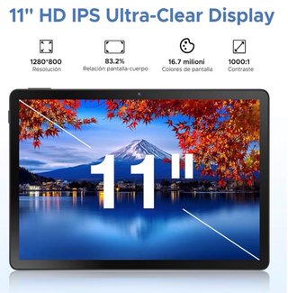 Tablet U11 Pro Android 16 11 Pollici, 30GB RAM+256GB