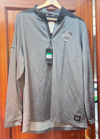 Sudadera Nike Golf Media Cremallera Gris