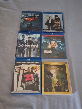 Lote 6 Películas Blu-ray y Blu-ray 3D
